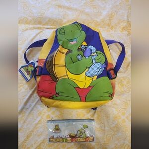 Vtg Franklin bookbag with pencil case